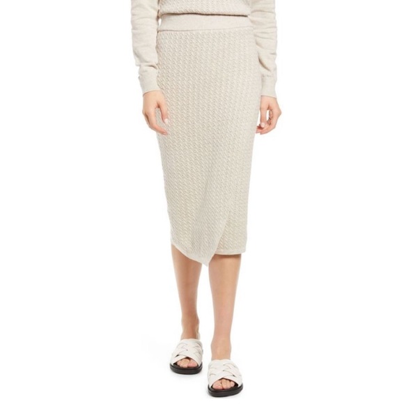 W18,19 Current Air Womens Pointelle Cable Knit - Picture 2 of 14